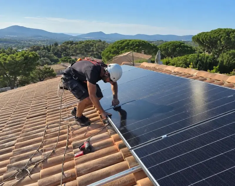 Installateur panneaux solaires Domessargues — pose photovoltaïque sur toiture