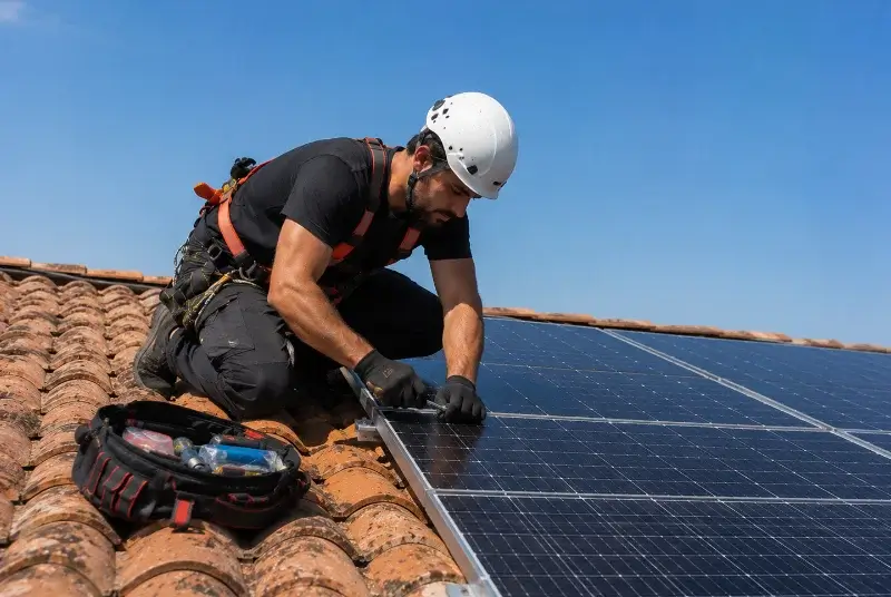 Maintenance et monitoring de panneaux solaires à Domessargues