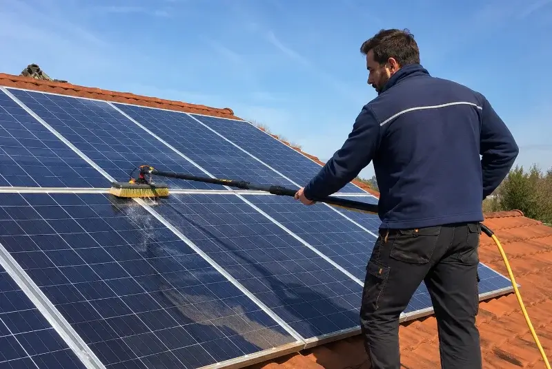 Nettoyage et entretien de panneaux solaires à Domessargues